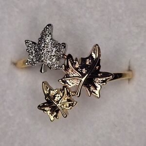 Triple Leaf Ring Sz.7